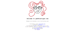 Desktop Screenshot of geektastique.com